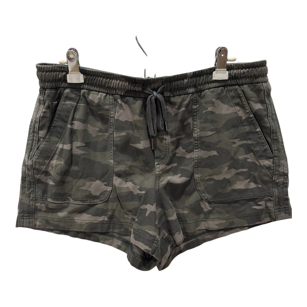 Athleta Camo Farallon Short‎ Women's 16 Stretch Drawstring Waist Pocket